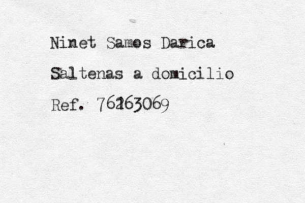 Ninet Samos Darica Salte nas a domicilio Ref. 762 163069