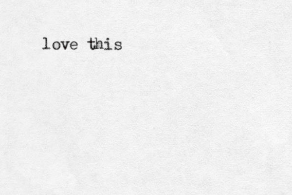 love this