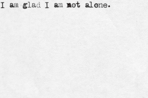 I am glad I am not alone. 