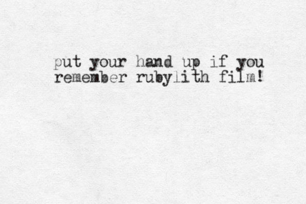 put your hand up if you remember rubylith film! 