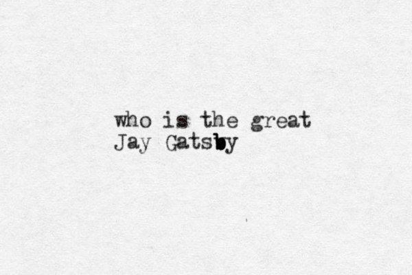 who is the great Jay Gatsv y b b b b