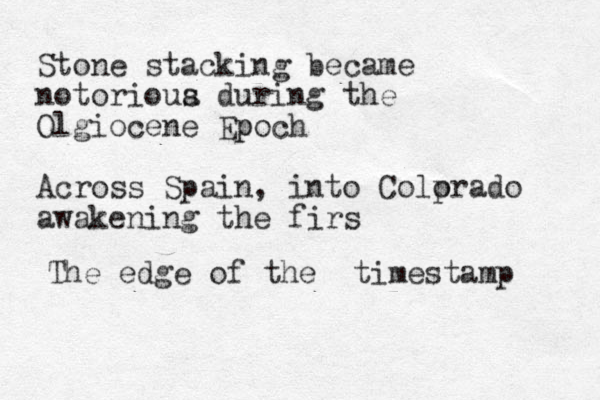 Stone stacking became notorioua s during the Olgiocene Epoch p Across Spain, into Colprado o awakening the firs The edge of the timestamp 