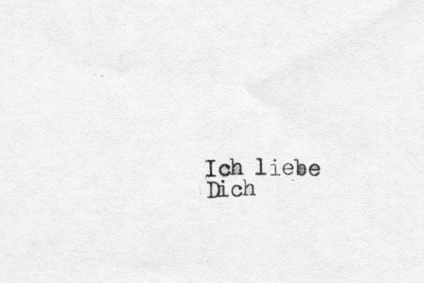 Ich liebe Dich