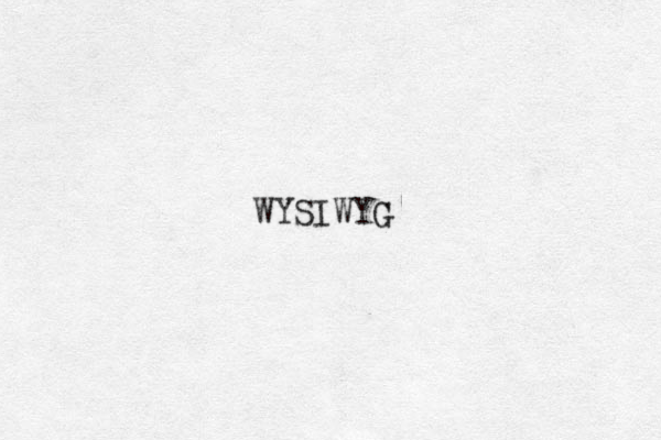 WYSIWYG G 