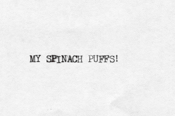 MY SPINACH PUFFS!