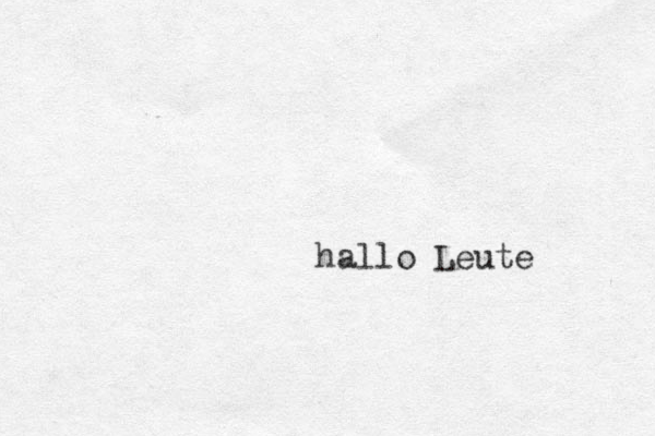 hallo Leute 
