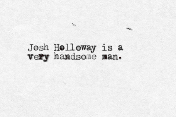 Josh Holloway is a very handsome man. 