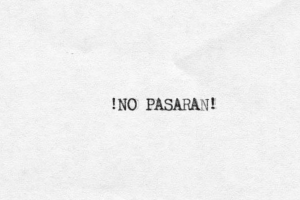 !NO PASARAN! 