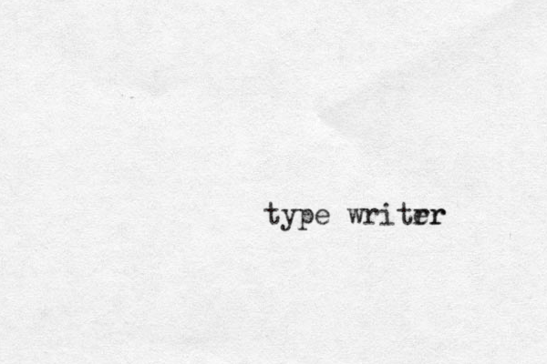 type writrr er 