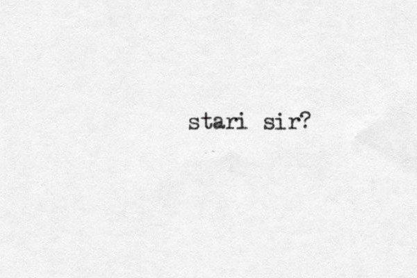 stari sir? 