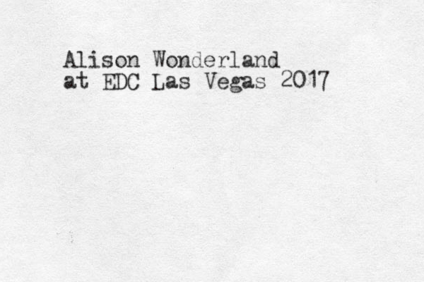 Alison Wonderland at EDC Las Vegas 2017
