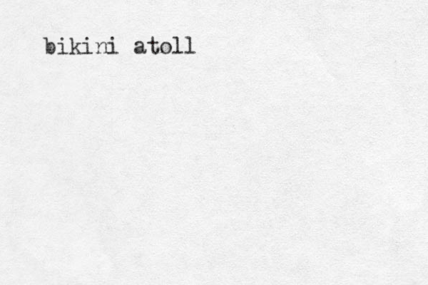 bikini atoll