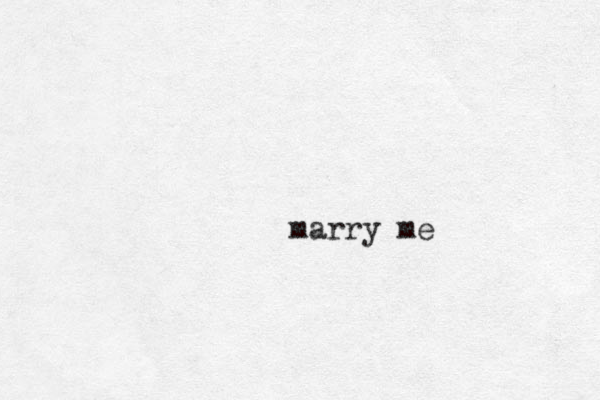 marry me