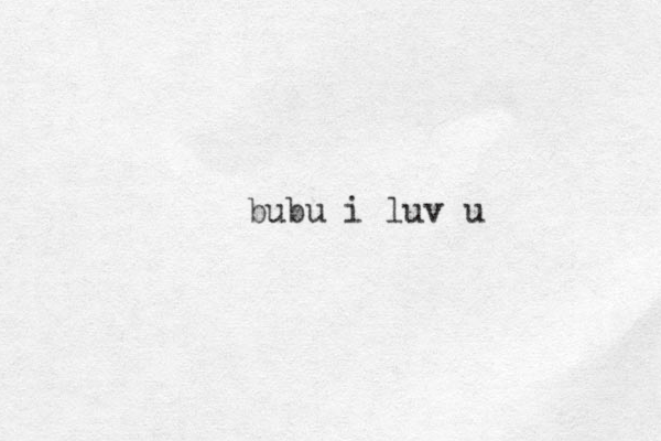 bubu i luv u