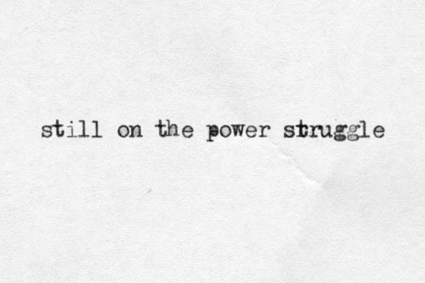still on the power sr truggle 