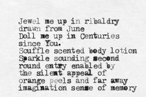 Jewel me up in ribaldry drawn from June Doll me up in Centuries since You. Souffle scented body lotion Sparkle sounding second round entry enabled by the silent appeal of orange peels and far away imagination sense of memory 