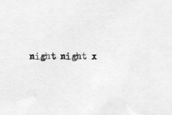 night night x