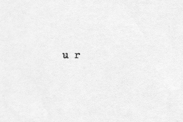 u r