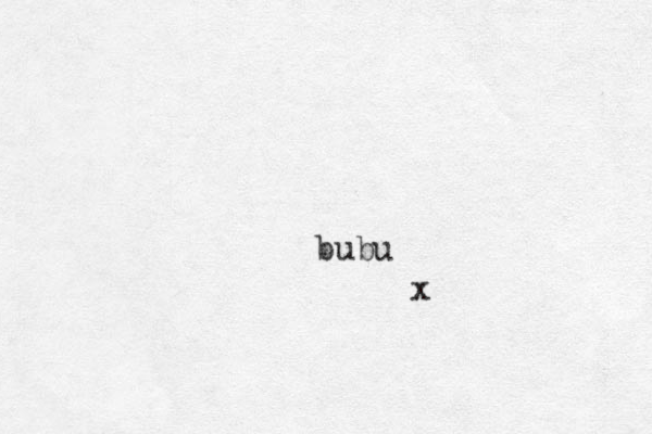 bubu x