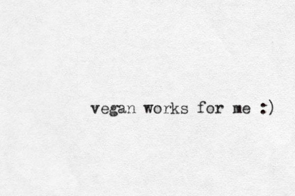 vegan works for me :) 