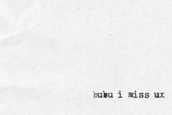 bubu i miss ux 