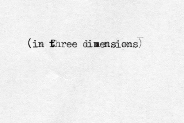 (in fhree t t dimensions)