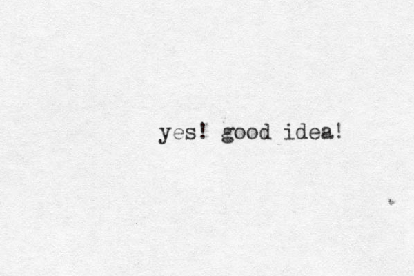 yes! good idea! 