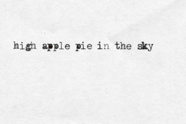 high apple pie in the sky 