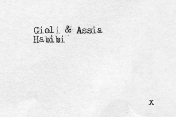 Gioli & Assia Habibi x 