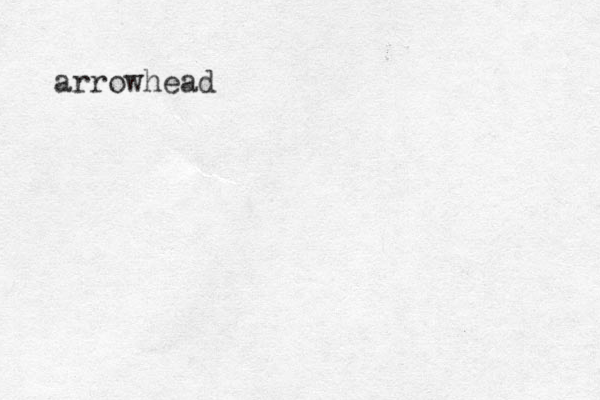 arrowhead