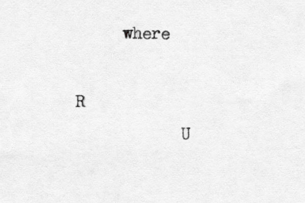 where R U 