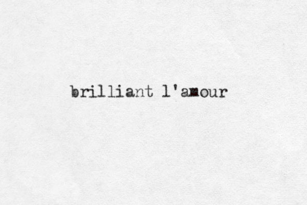 brilliant l'amour 