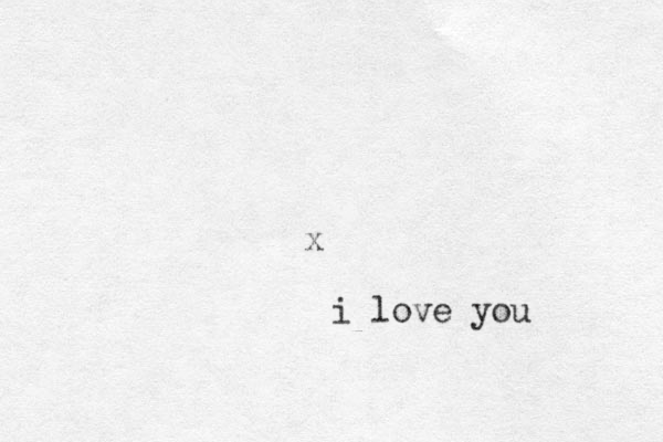x i love you 