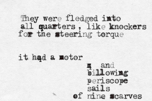 They were fledged into all suarters q qu , like knockers for the steering torque it hq ad a motor q x and billowing periscope sails of nine scarves 
