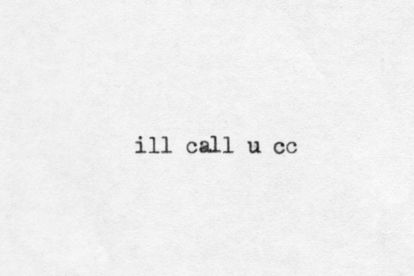 ill call u cc