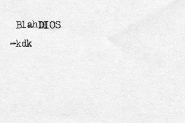 BlahDIOS kdk -