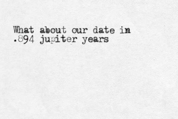 What about our date in .894 jupiter years