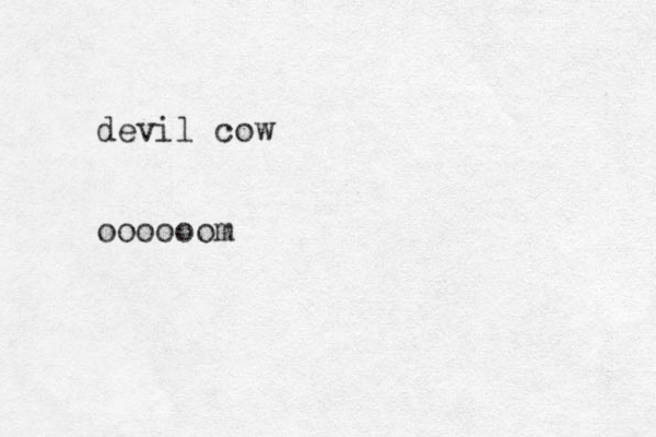 devil cow oooooom