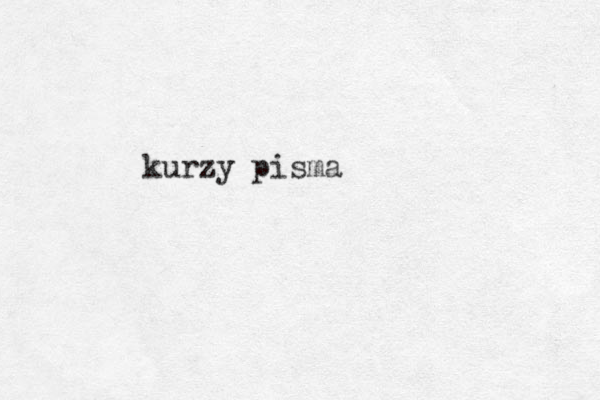 kurzy pisma