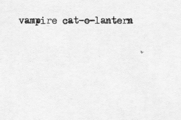 vampire cat-o-lantern 