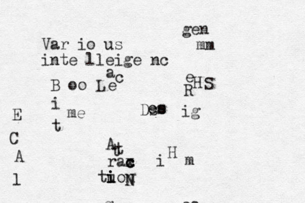 Var io us inte ll ige nc e B oo L i t a c E g gen mm me l A C H H i m R e S ig ee e Ds ee es s A t t rax c c c tu i i ion N N
