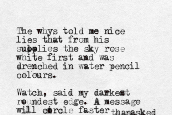 The whys told me nice lies that from his suoolies l p pp the sky rose white first and was drenched in water pencil colou rs. Watch, said my darkest roundest edge. A message will corcle i faster than asked 
