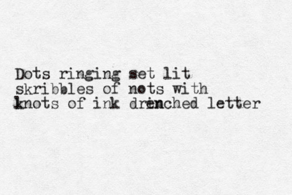 Dots ringing set lit skribbles of not s with lnots k of ink drin enched letter 