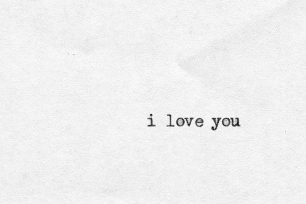 i love you 