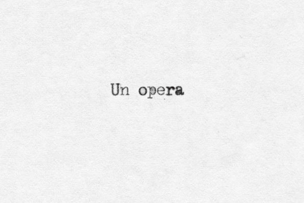 Un opera