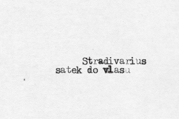 Stradivarius satek do vlasu