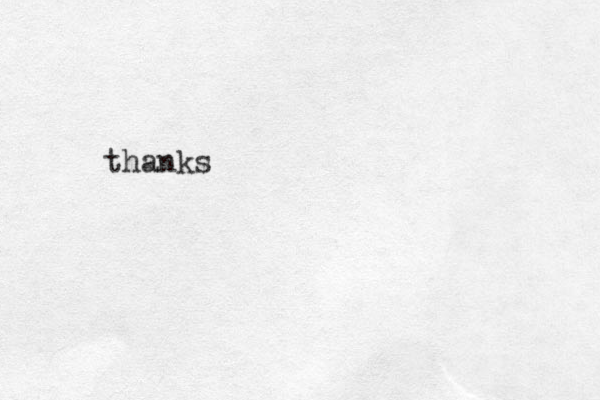 thanks