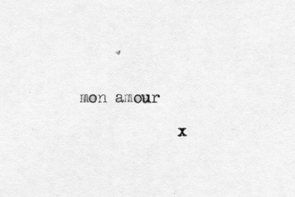 mon amour x