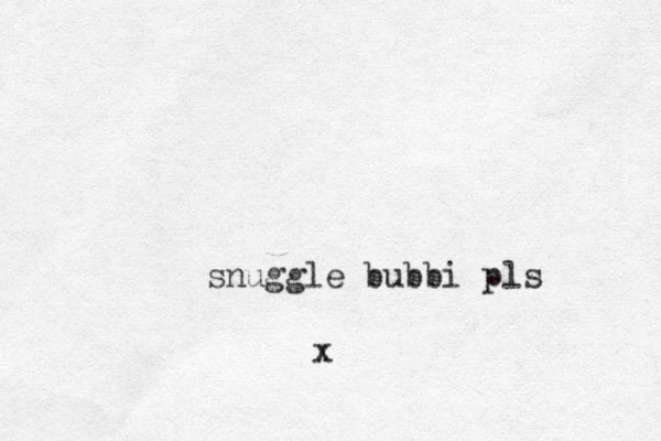 snuggle bubbi pls x