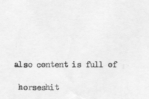 also content is full of horseshit 